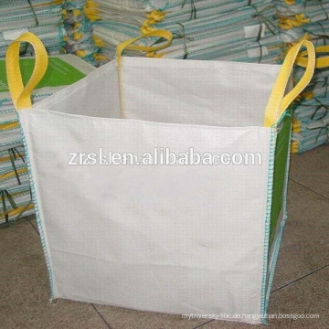 Günstigste Big Bag Herstellung, Schüttgut Baffle Tasche / Sack für Sand / Chemikalien Polypropylen gewebte Container Taschen